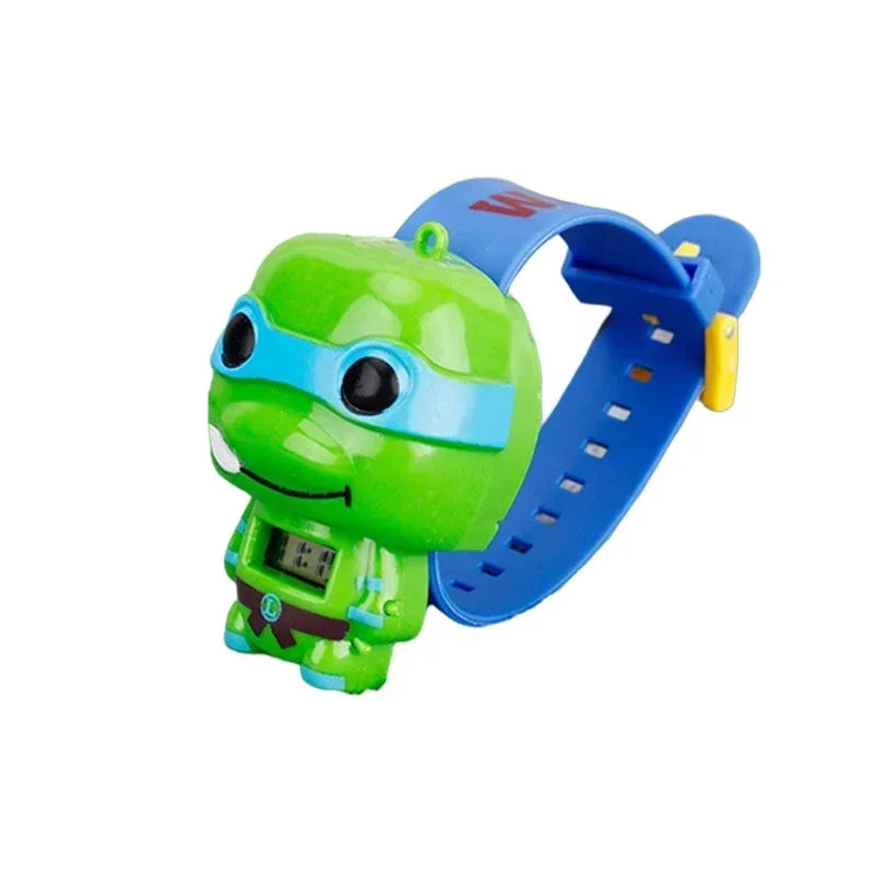 Ninja Turtles TMNT Watch - Cool Cartoon Design for Kids - 3D Toy Watches - Birthday or Christmas Gift - Electronic Watch for Children-TMNT-