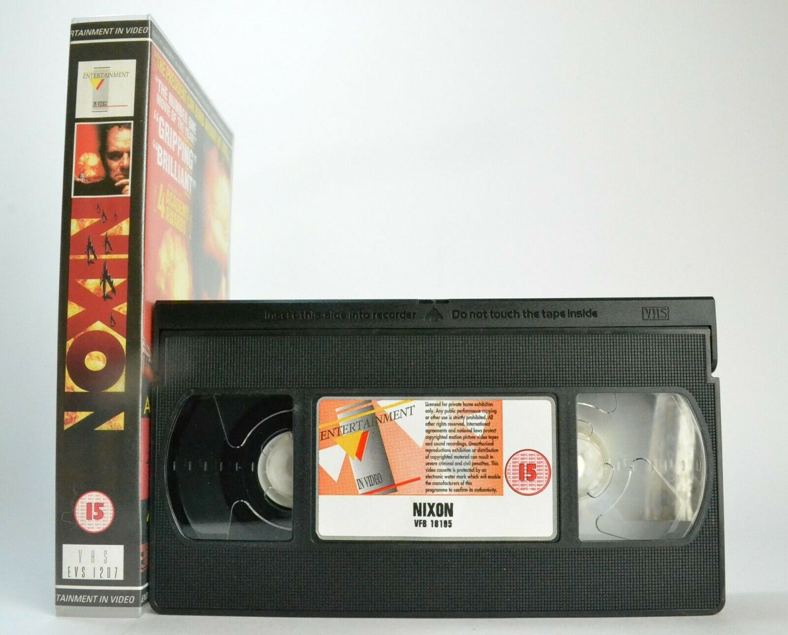 Nixon (1995); [Oliver Stone] Biographical Drama - Anthony Hopkins - Pal VHS-