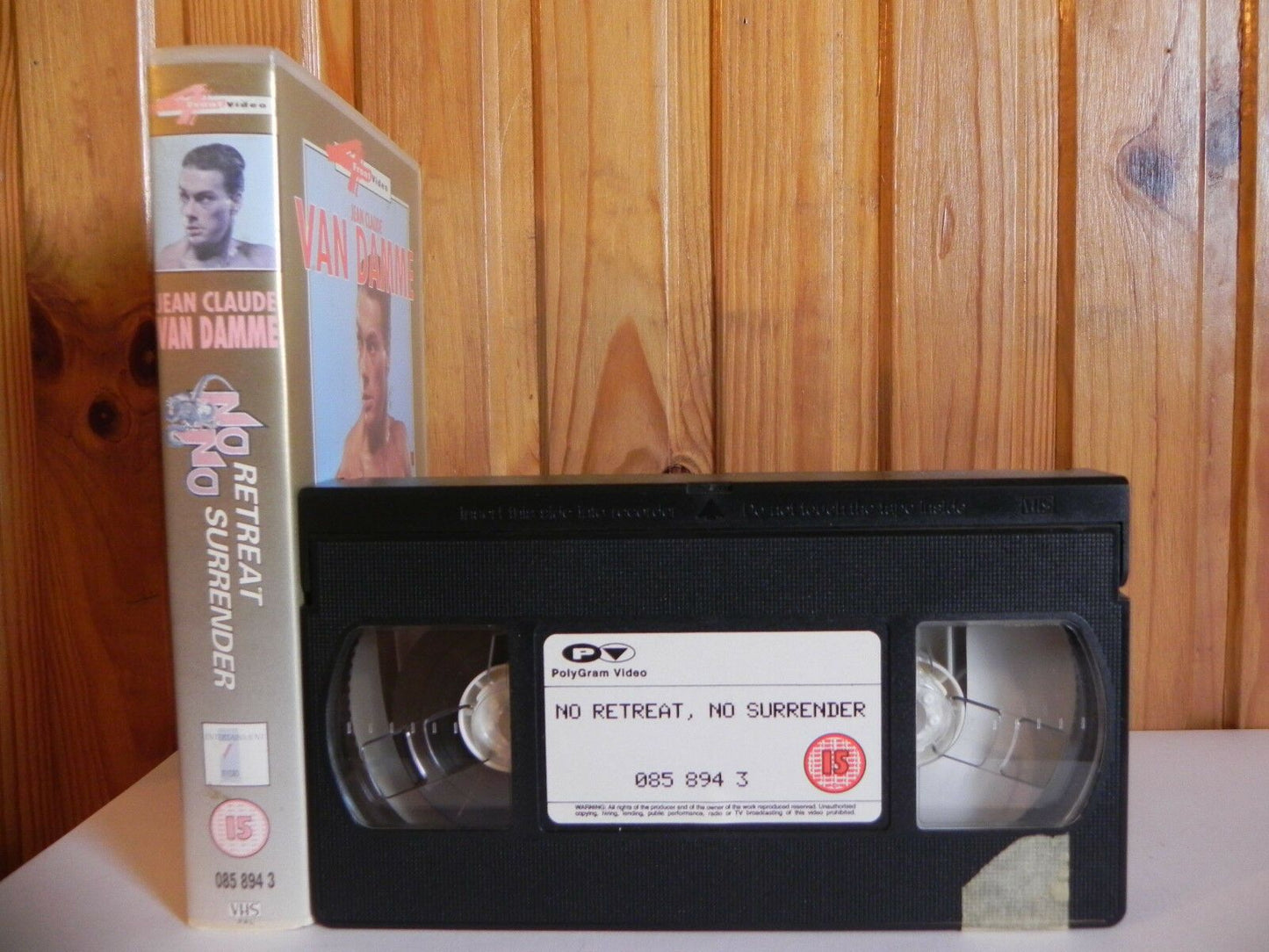 No Retreat No Surrender 1 - Original ***Van Damme (Debut) - Combat VHS - Video-