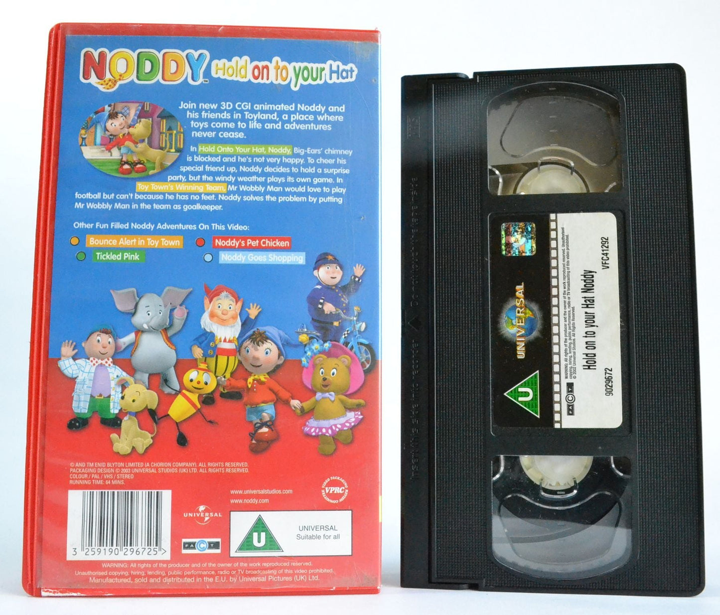 Noddy (Vol. 2): Hold On To Your Hat - Children's 1-6 Years Old - Education - VHS-