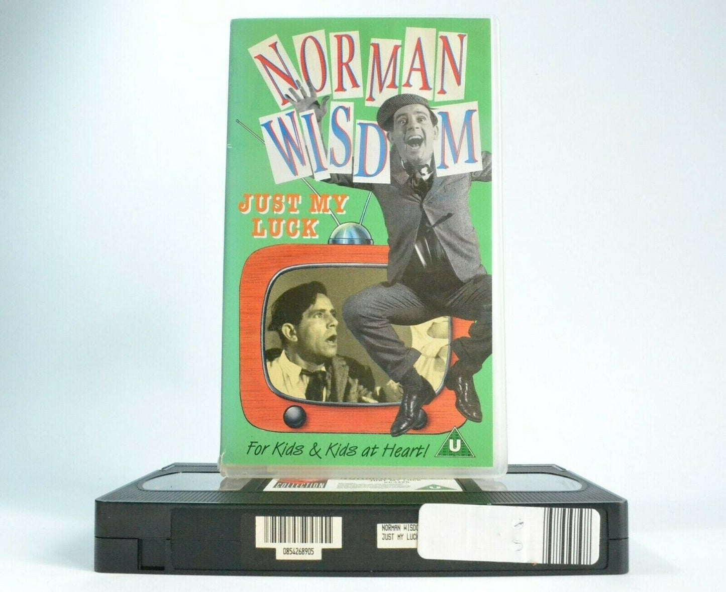 Norman Wisdom: Just My Luck (1957) -<Black And White>- Comedy - Pal VHS-