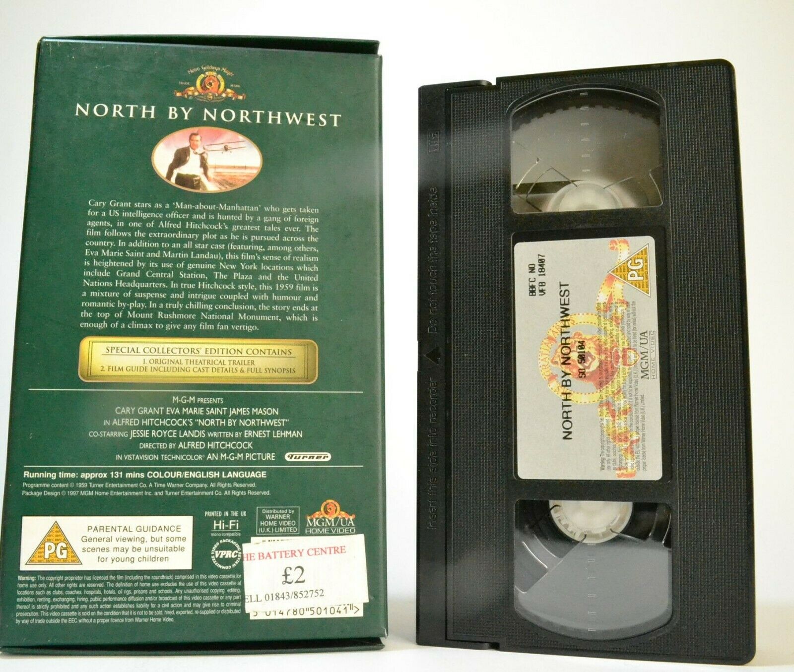 North By Northwest (MGM Greats); [Alfred Hitchcock] Thriller - Cary Grant - VHS-