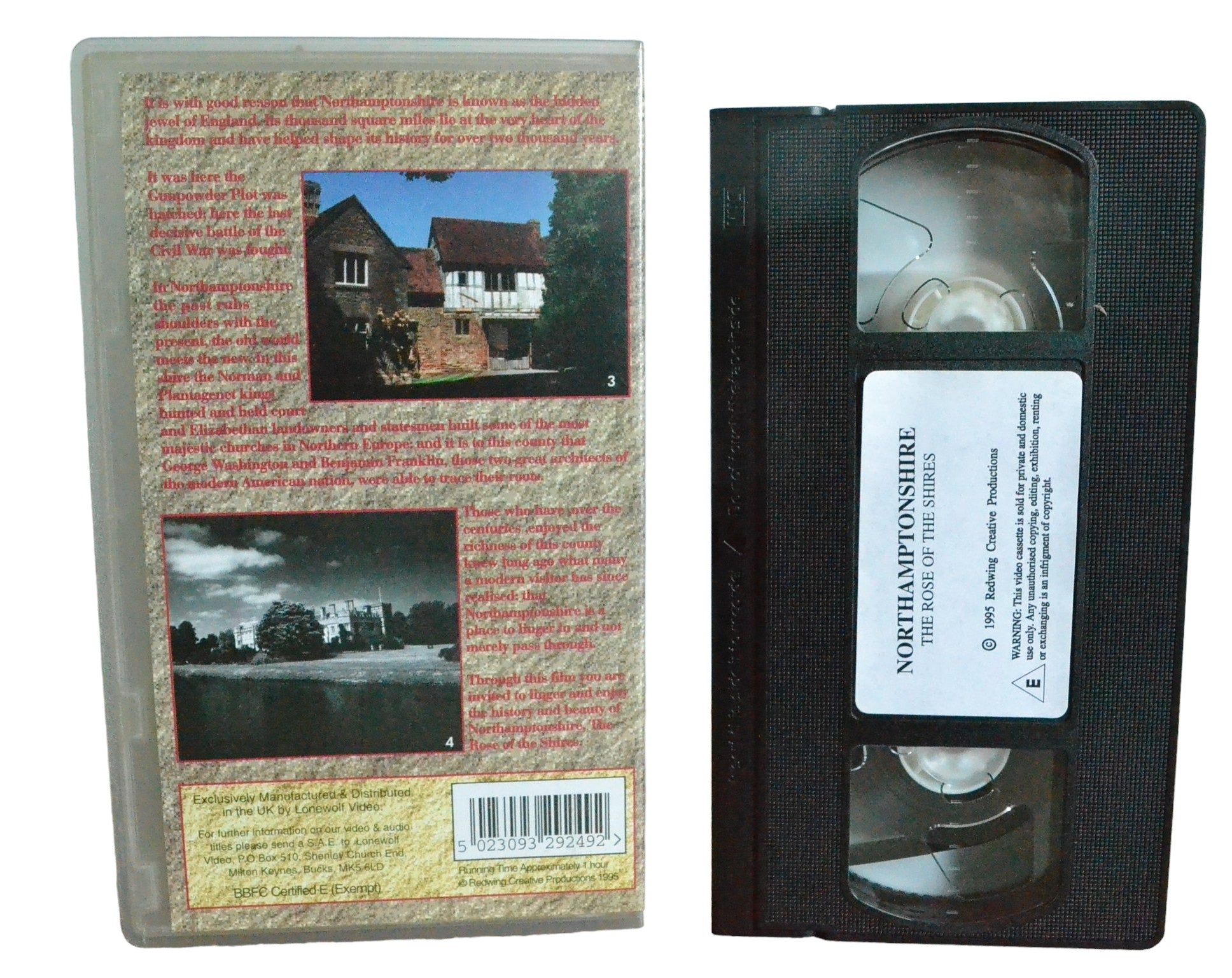 Northamptonshire The Rose Of The Shires - Lonewolf Video - LWV9249 - Drama - Pal - VHS-