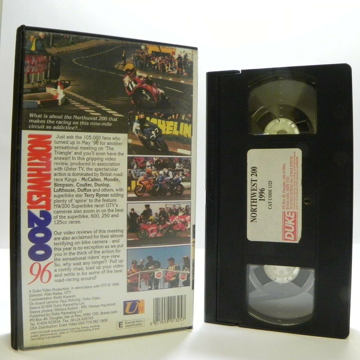 Northwest 200 '96 - Racing - Superbikes - McCallen - Moodie - Simpson - Pal VHS-