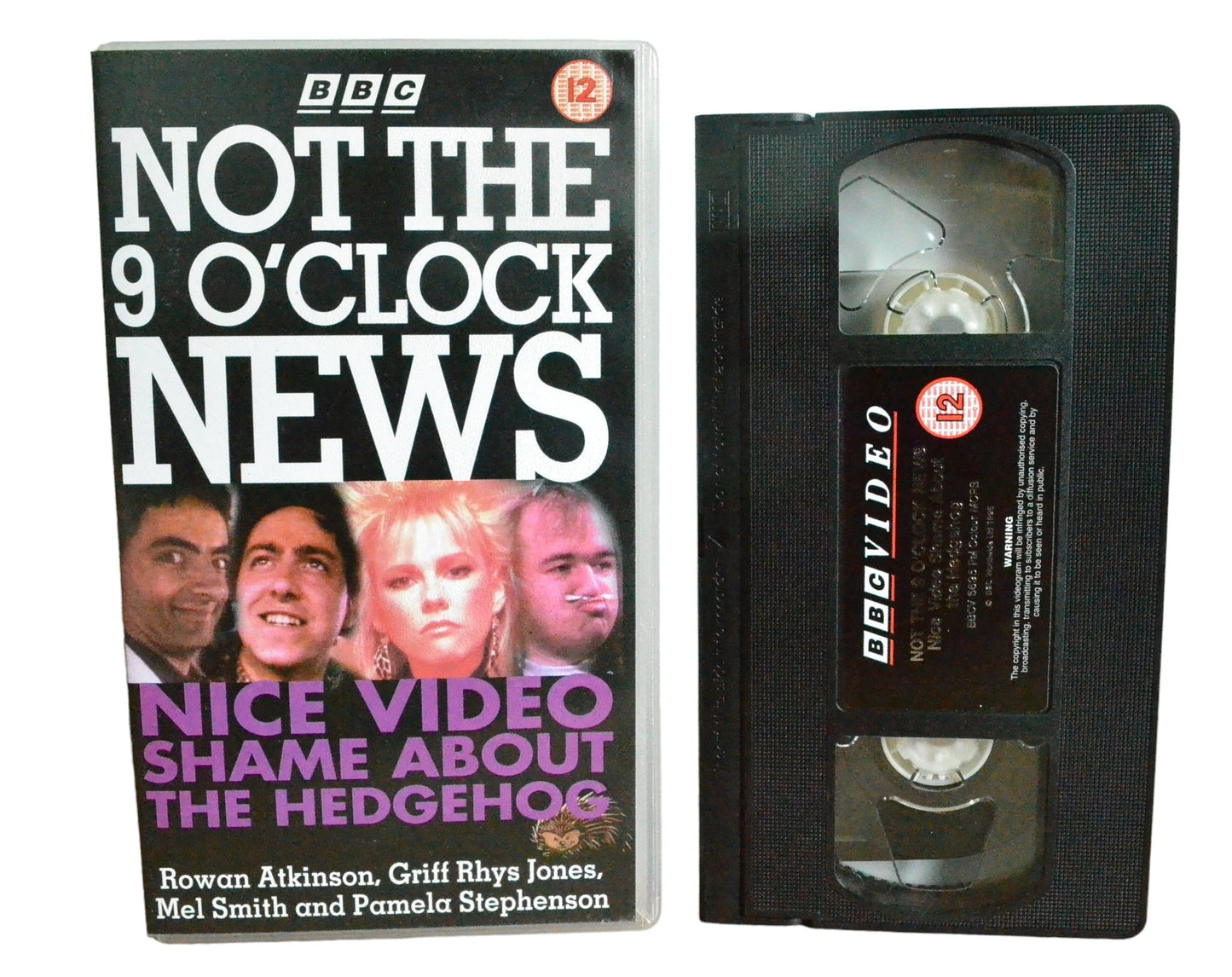 Not The 9 O'Clock News - Nice Video Shame About the Hedgehog - Rowan Atkinson - BBC Video - BBCV5695 - Comedy - Pal - VHS-