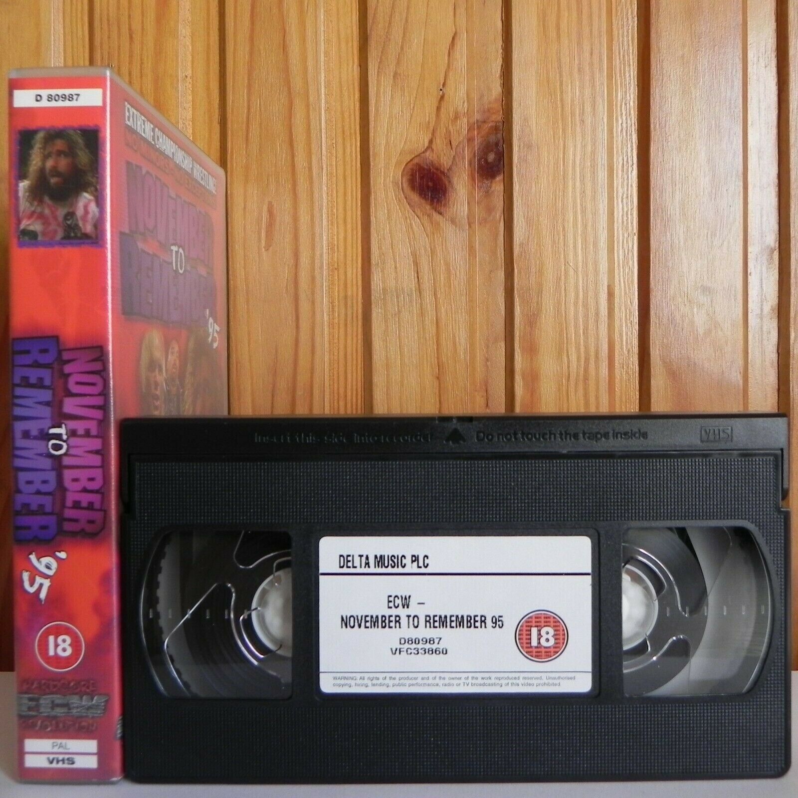 November To Remember'95 - Extreme Championship Wrestling - Cert (18) - Pal VHS-