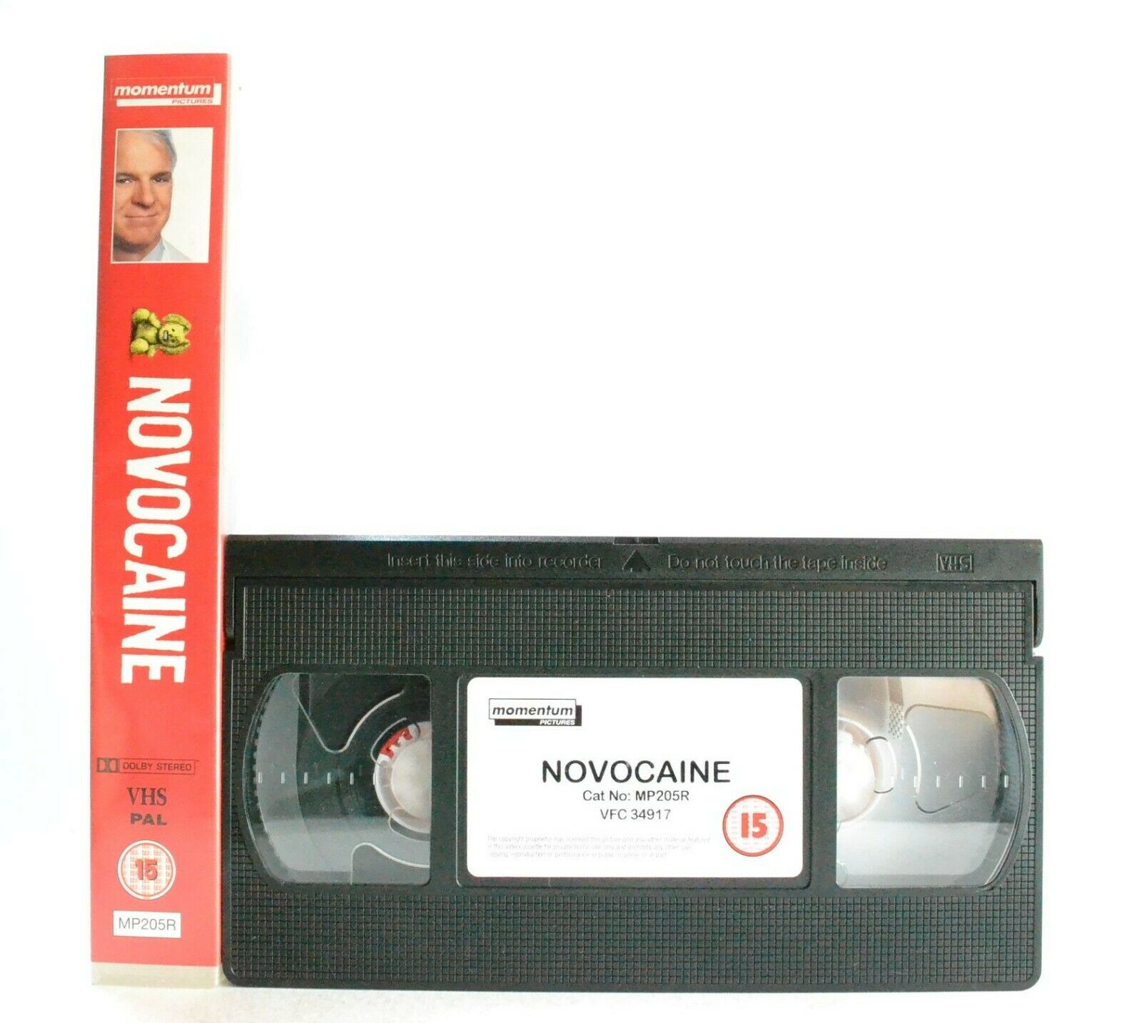 Novocaine: Steve Martin & Helena Bonham Carter - Black Comedy (2001) - Pal VHS-