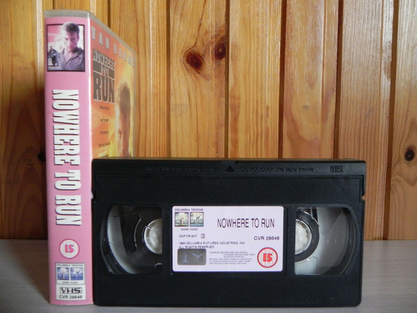 Nowhere To Run - Columbia Tristar - Action - Jean-Claude Van Damme - Pal VHS-