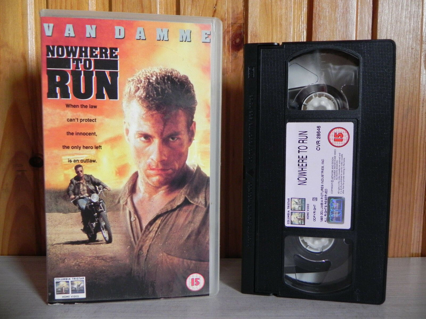 Nowhere To Run - Columbia Tristar - Action - Jean-Claude Van Damme - Pal VHS-