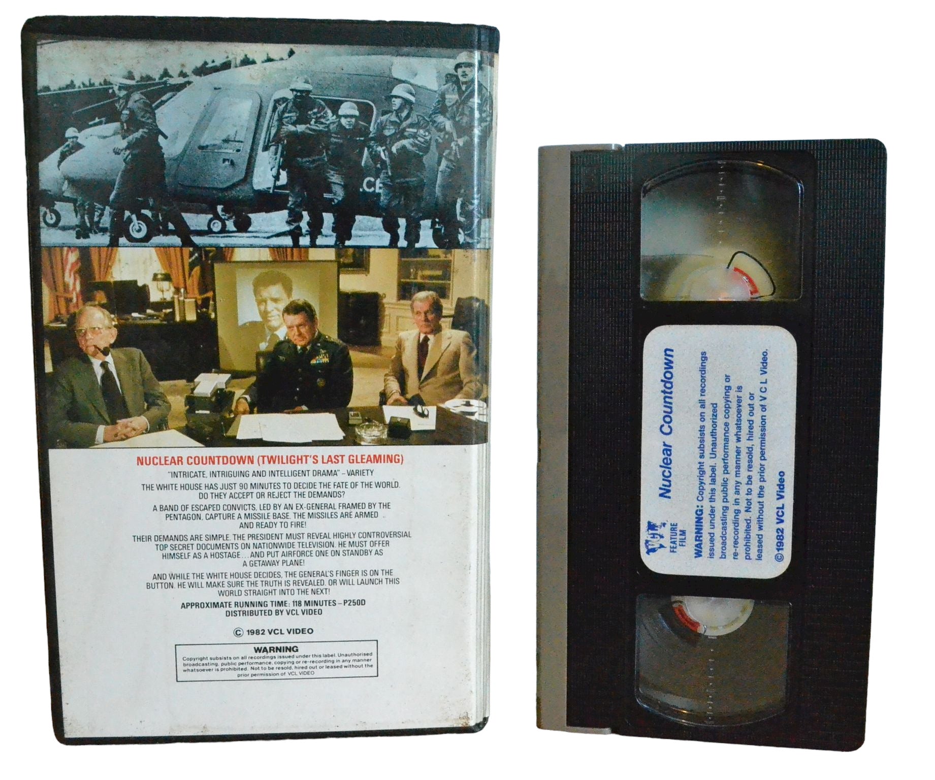 Nuclear Countdown - Burt Lancaster - VCI - Large Box - PAL - VHS-