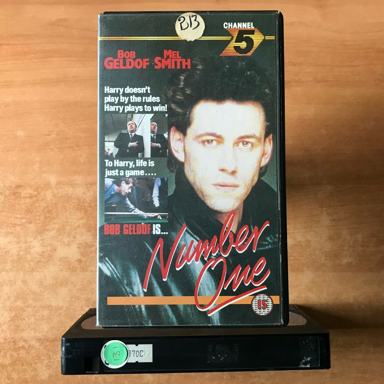 Number One; [Channel 5]: (1985) Made For TV - Drama - Bob Geldof - Pal VHS-