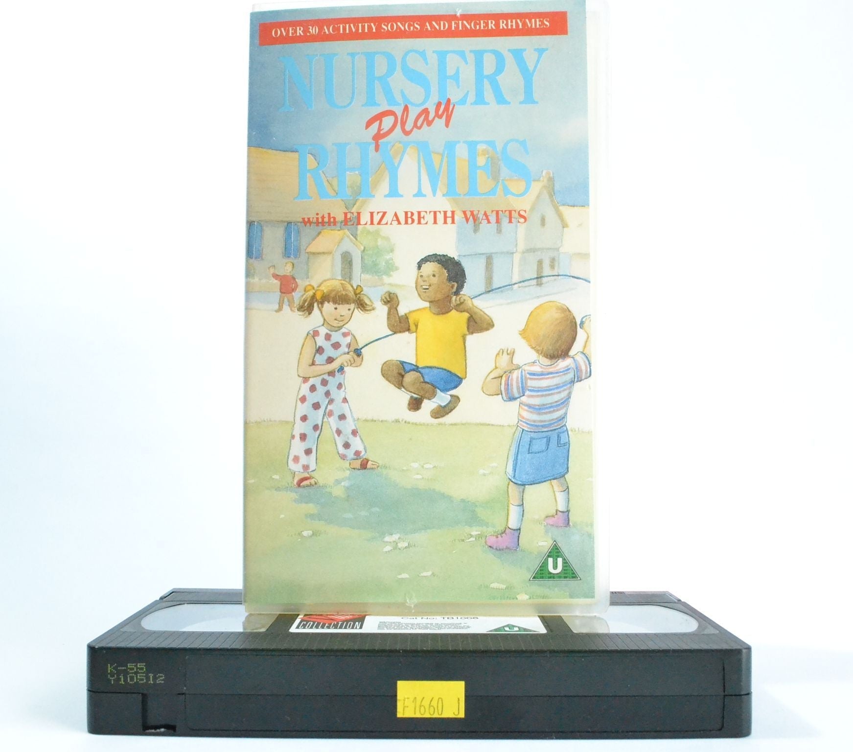 Nursery Play Rhymes: Elizabeth Watts [30 Activities On 1 Tape] Children 2-7 - VHS-