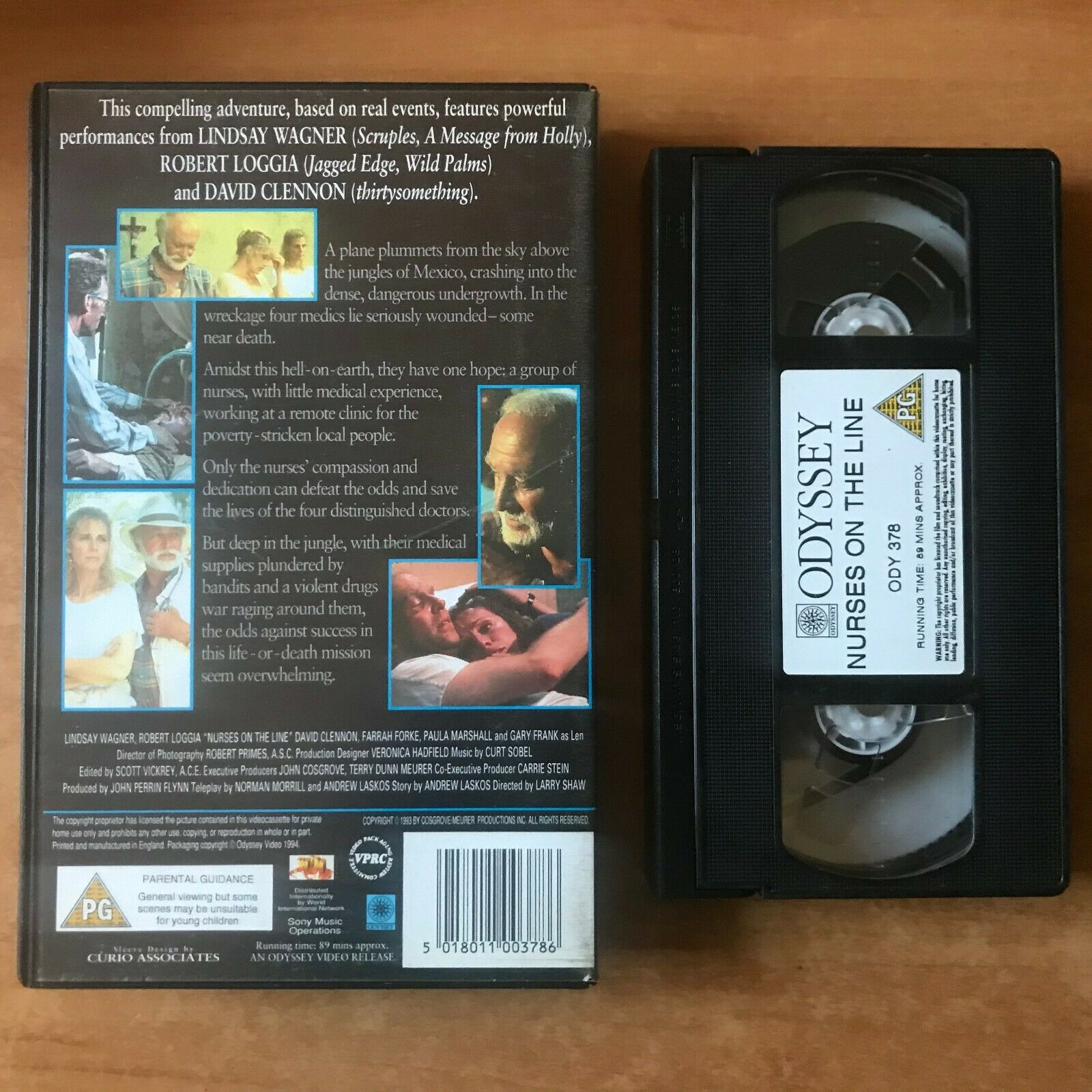 Nurses On The Line (1993); [Odyssey] Drama - Large Box - Robert Loggia - Pal VHS-