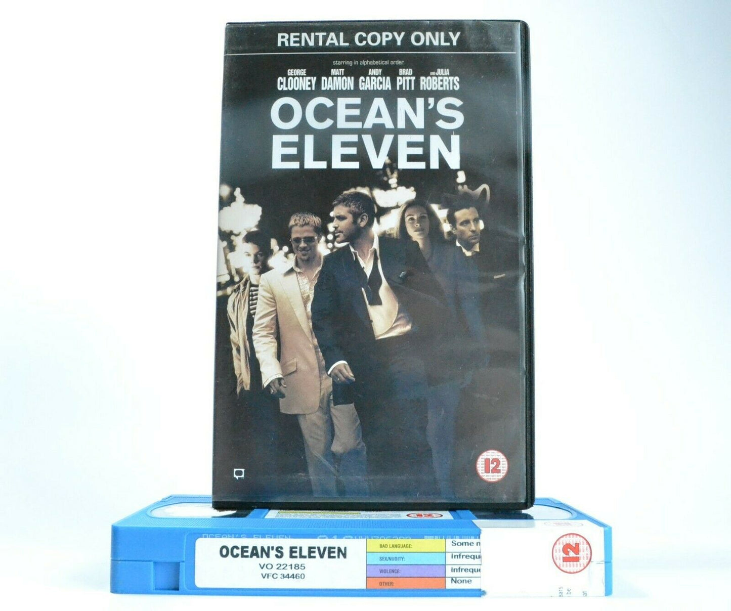 Ocean's Eleven (2001): Criminal Mastermind - Thriller - George Clooney - Pal VHS-