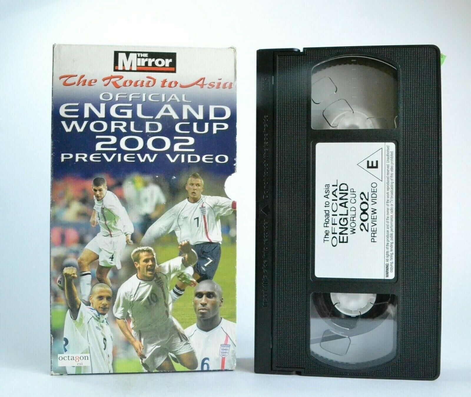 Official England World Cup 2002: The Road To Asia - Football - Sports - Pal VHS-