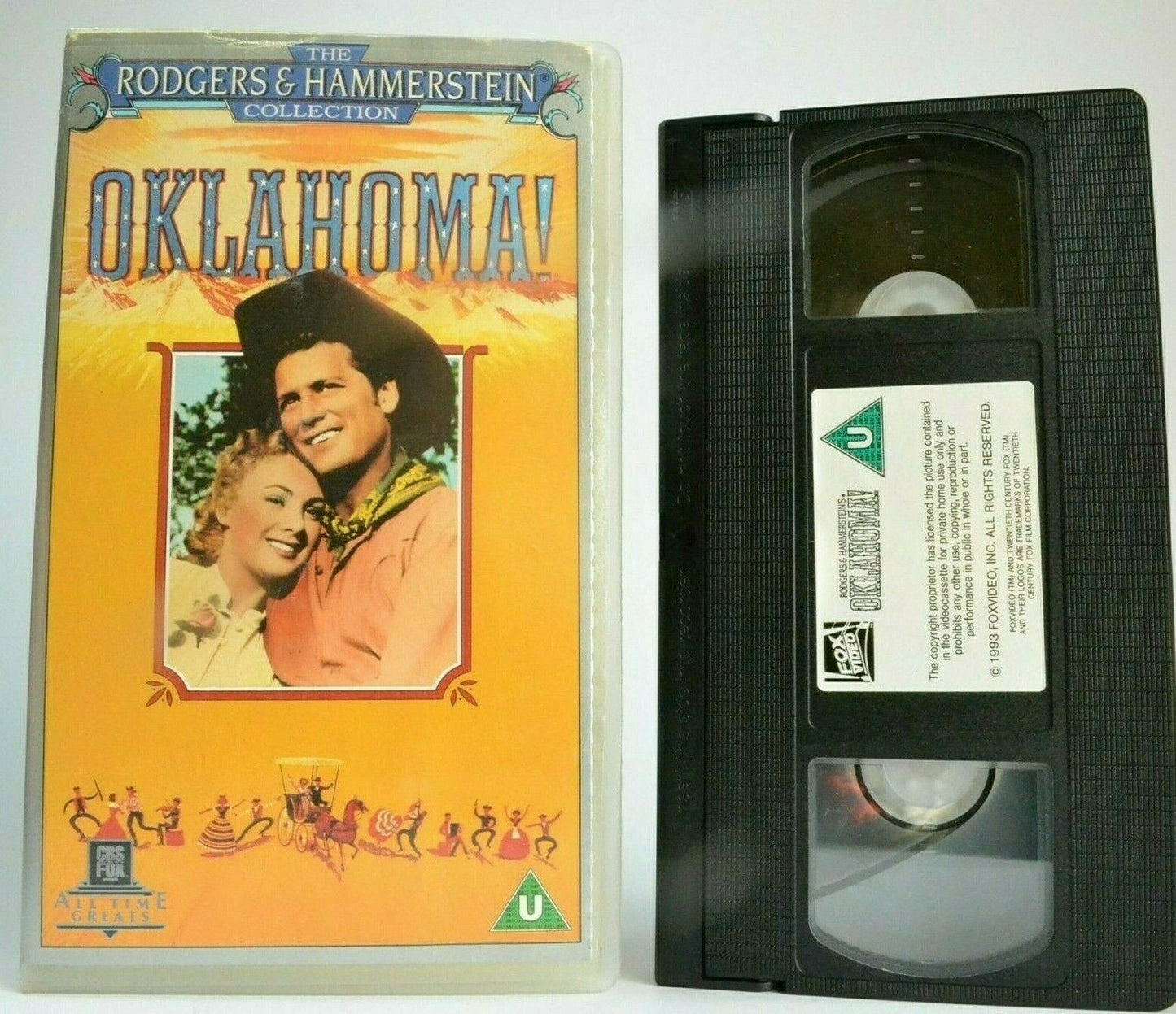 Oklahoma (1955): Western Musical - Gordon McRae / Gloria Grahame - Pal VHS-