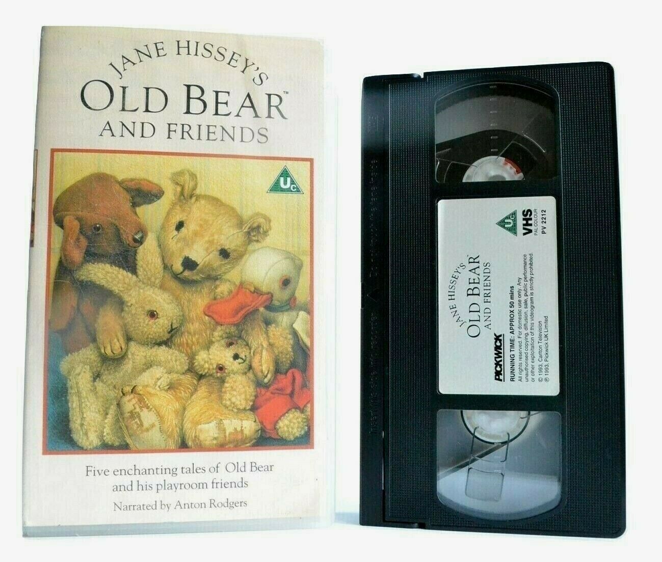 Old Bear And Friends: By Jane Hissey - Animated Stories - Children's - Pal VHS-