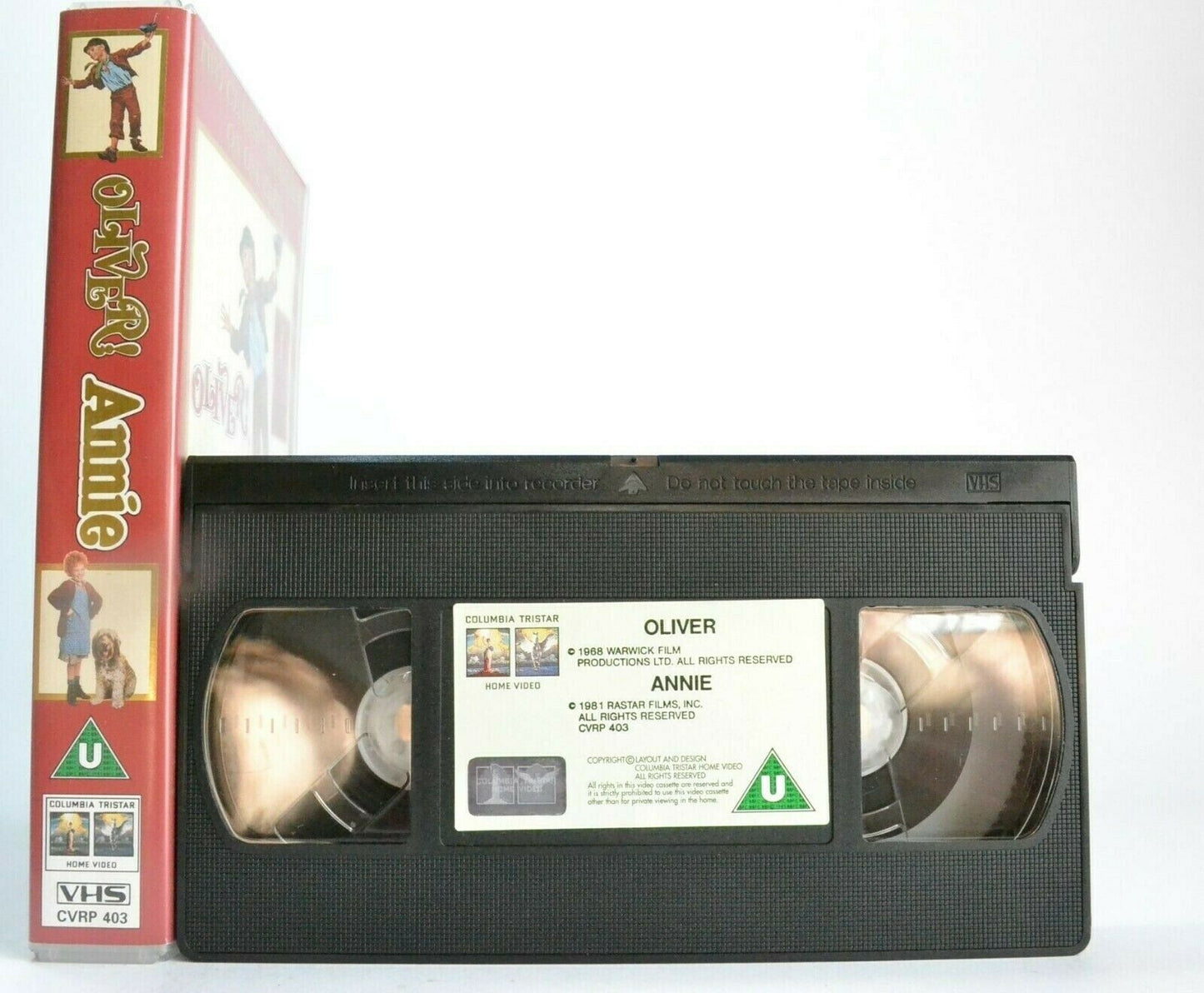 Oliver / Annie: Classic Musicals - Oliver Reed/Tim Curry - Children's - Pal VHS-