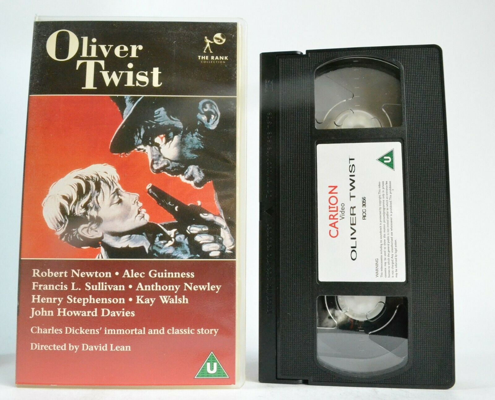 Oliver Twist (1948) <Charles Dickens> [Adventure Drama] Alec Guinness - Pal VHS-