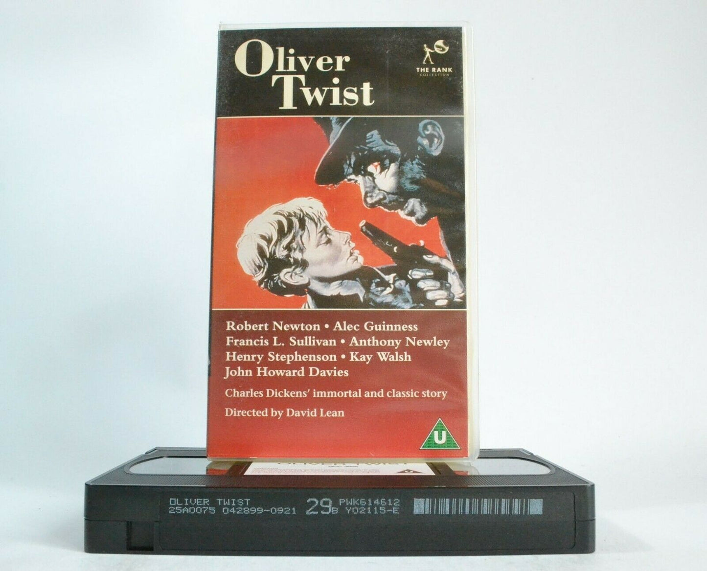 Oliver Twist (1948) <Charles Dickens> [Adventure Drama] Alec Guinness - Pal VHS-