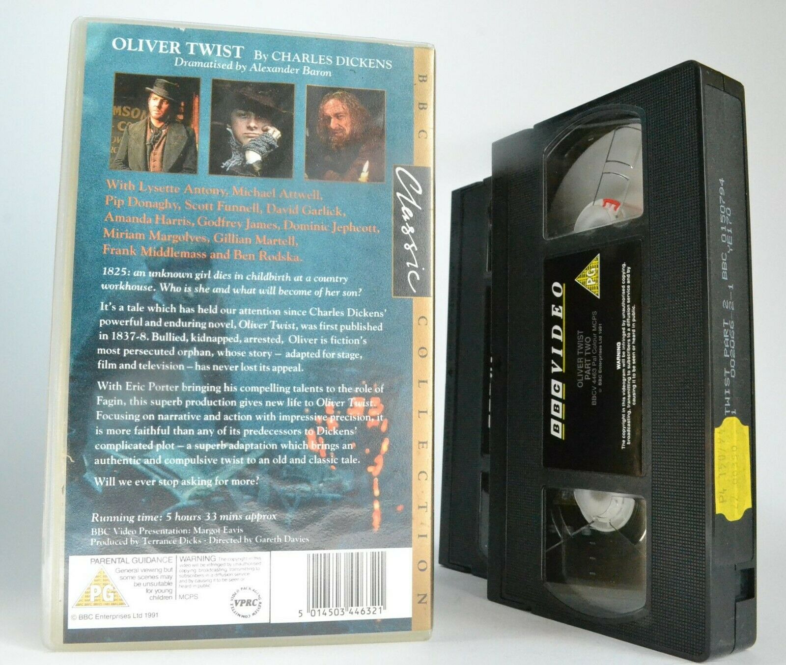 Oliver Twist (BBC Classic); [Charles Dickens] Drama - Alexander Baron - Pal VHS-