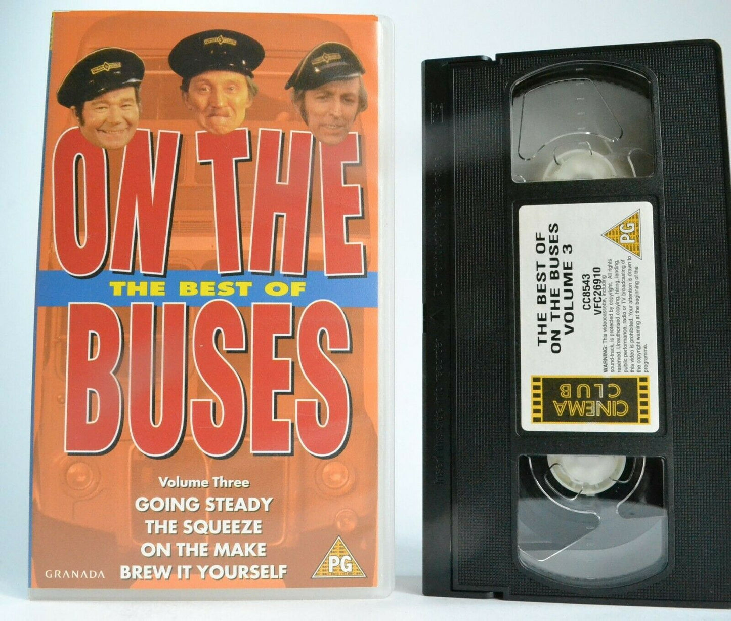 On The Buses (The Best Of) Vol.3: Going Steady - T.V. Series - Reg Varney - VHS-