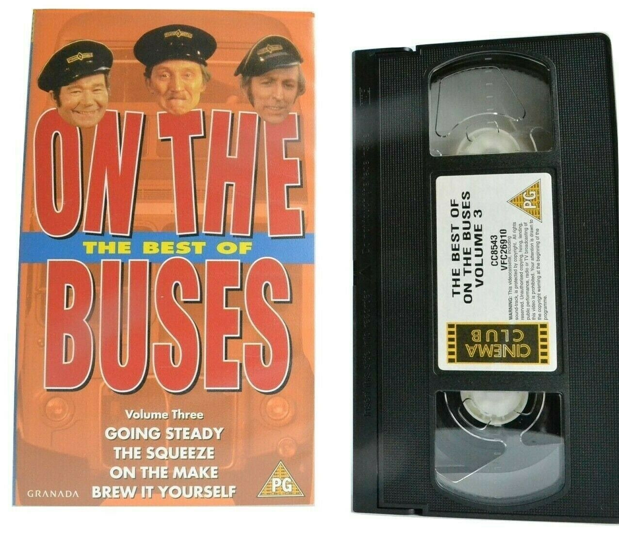 On The Buses (The Best Of) Vol.3: Going Steady - T.V. Series - Reg Varney - VHS-