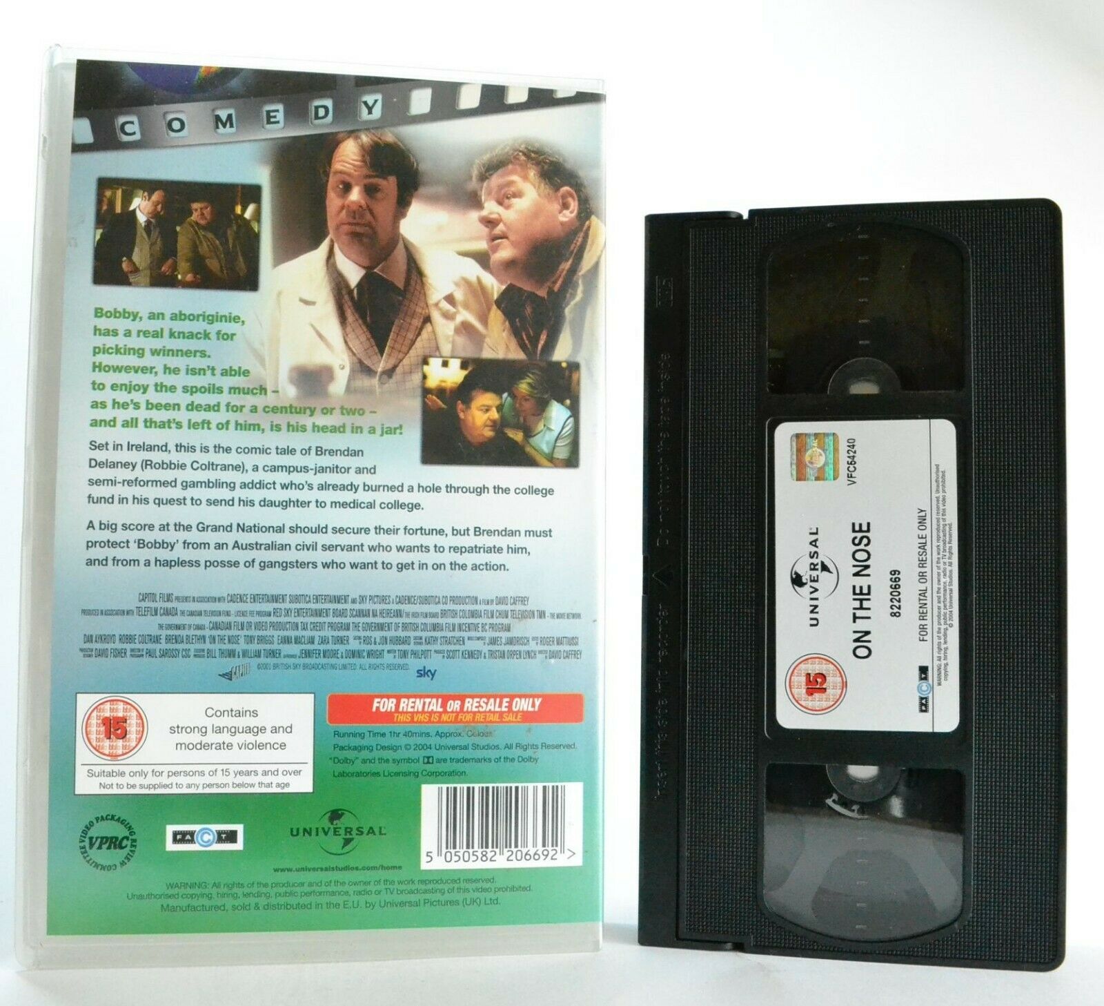 On The Nose: R.Coltrane/D.Aykroyd - Comedy (2001) - Large Box - Ex-Rental - VHS-