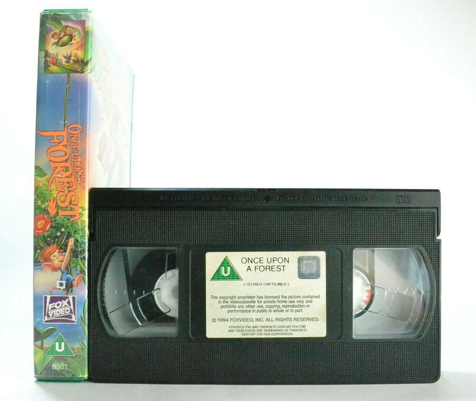 Once Upon A Forest: (1993) Animated Film - Magical Adventure - Kids - Pal VHS-