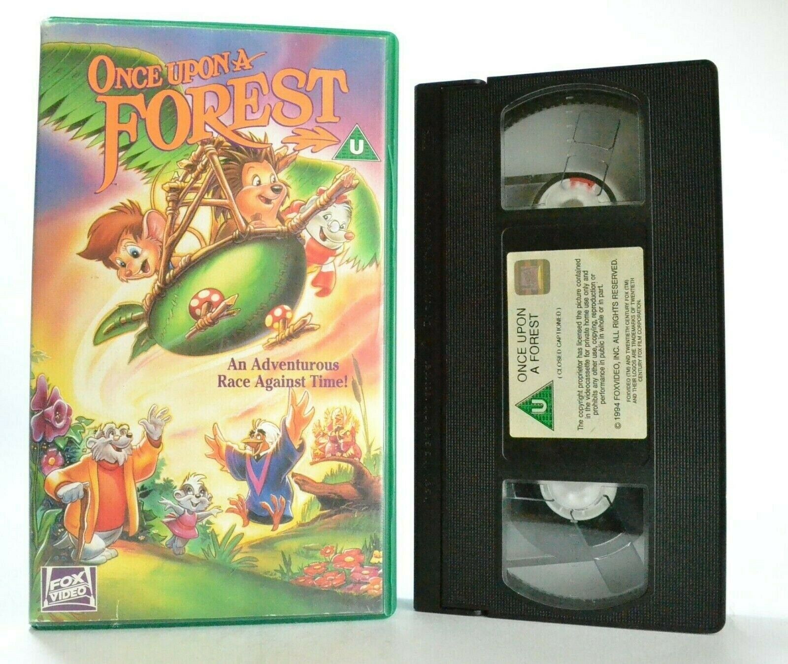 Once Upon A Forest: (1993) Animated Film - Magical Adventure - Kids - Pal VHS-