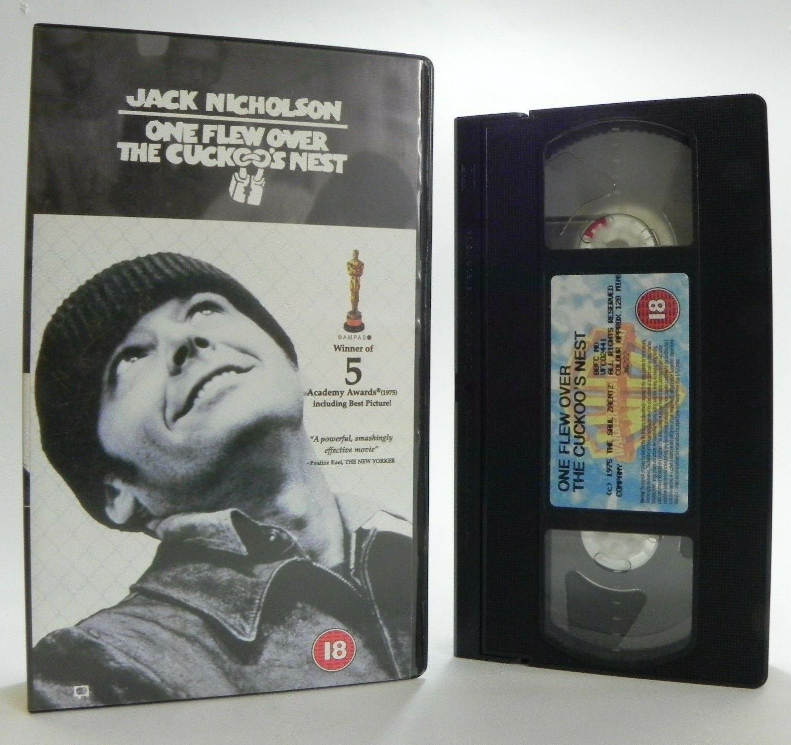 One Flew Over The Cuckoo's Nest: M. Forman Classic - Drama (1975) - Pal VHS-