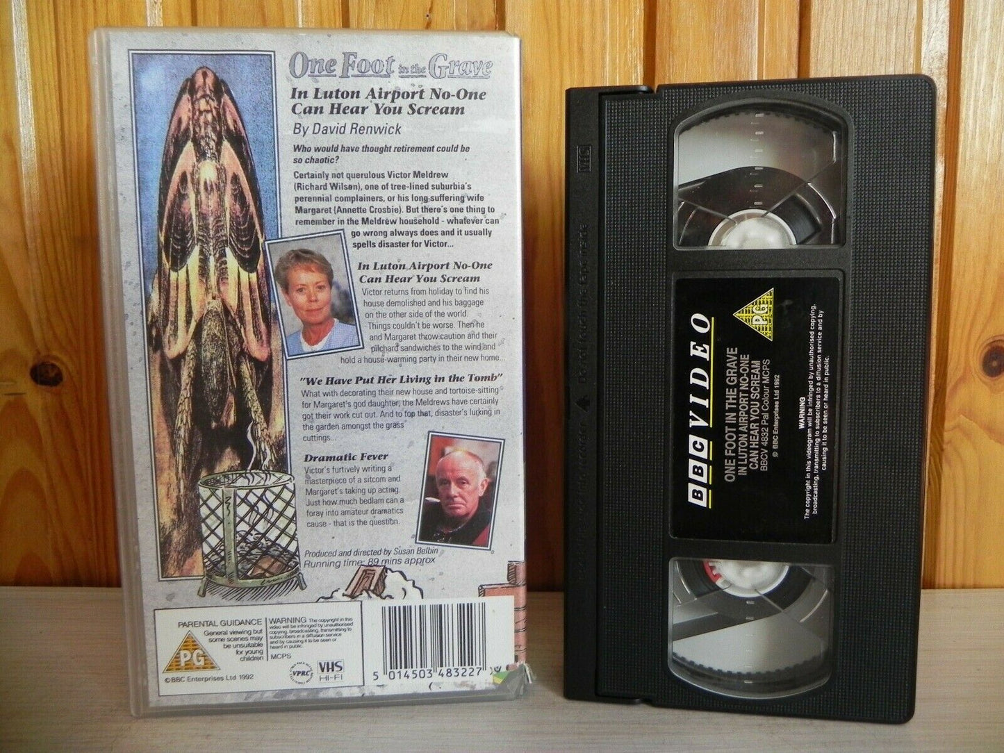 One Foot In The Grave - BBC - Pricless 3 Episodes - By David Renwick - Pal VHS-