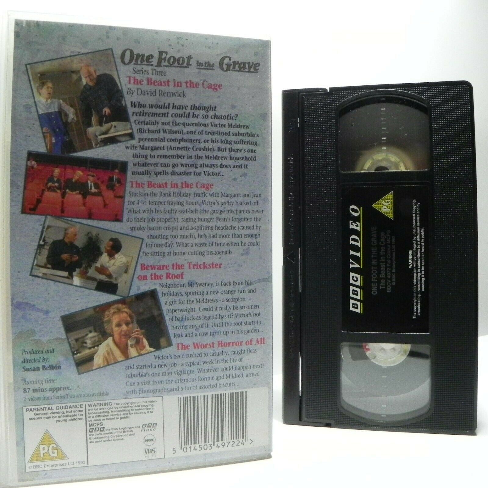 One Foot In The Grave: The Beast In The Cage - BBC Comedy Series - Pal VHS-