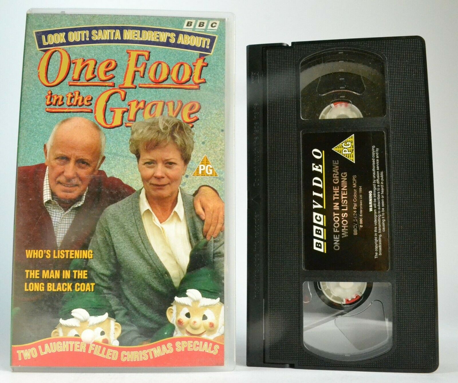 One Foot In The Grave: Who's Listening [Christmas Edition] BBC Series - Pal VHS-