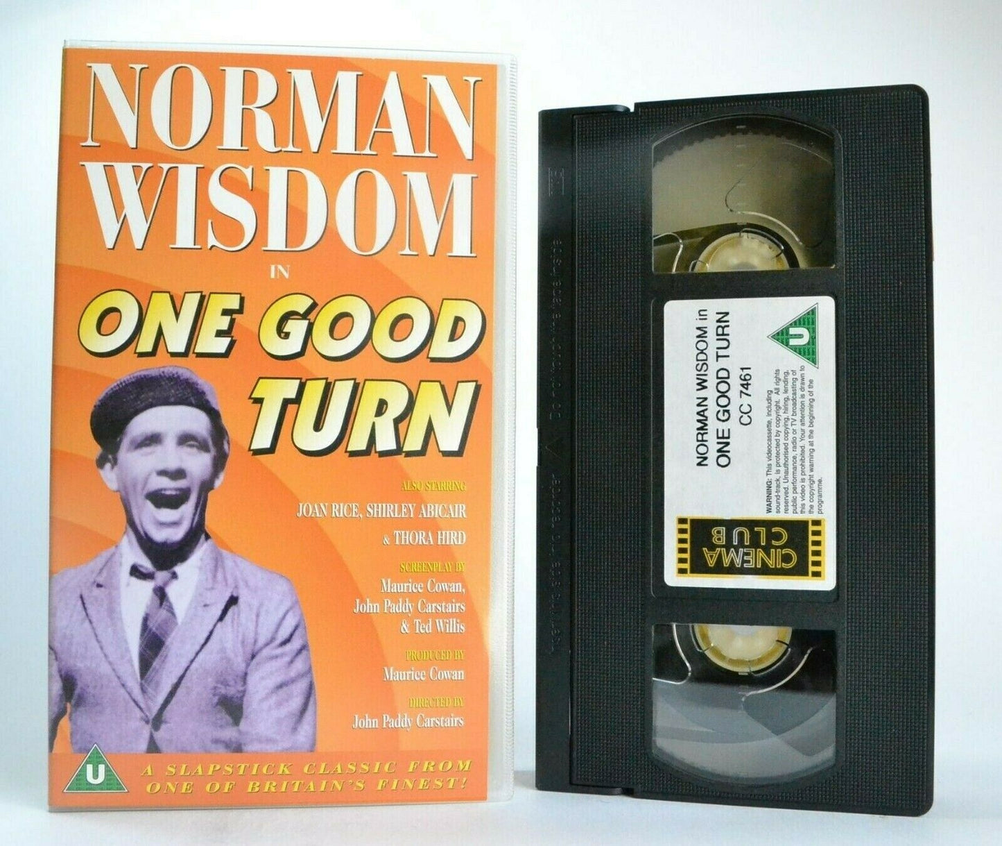 One Good Turn (1955): British Black And White Comedy - Norman Wisdom - Pal VHS-