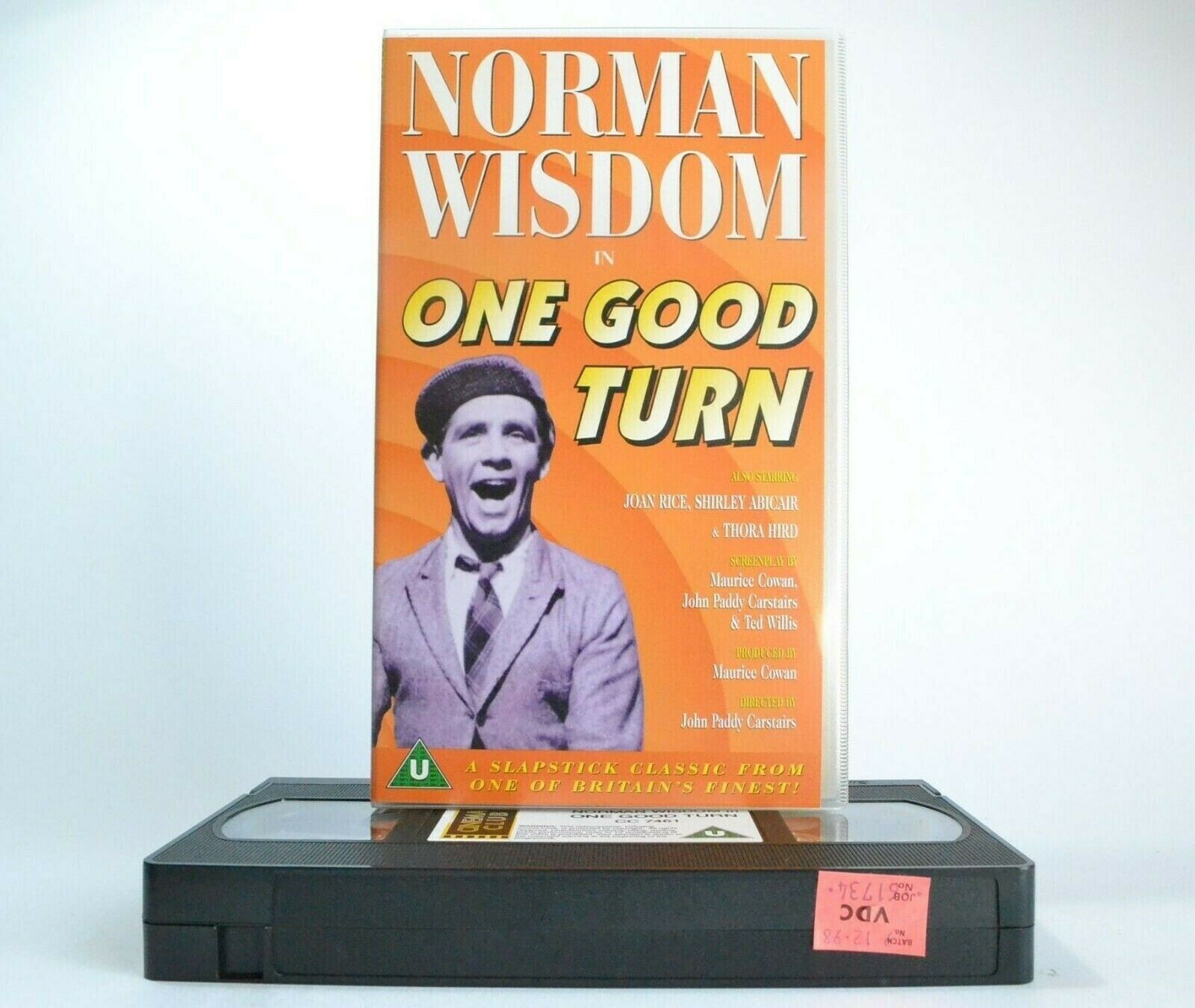 One Good Turn (1955): British Black And White Comedy - Norman Wisdom - Pal VHS-