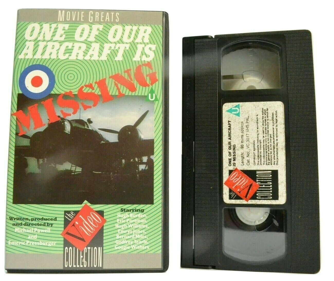 One Of Our Aircraft Is Missing [Movie Greats] Action - Godfrey Tearle - Pal VHS-