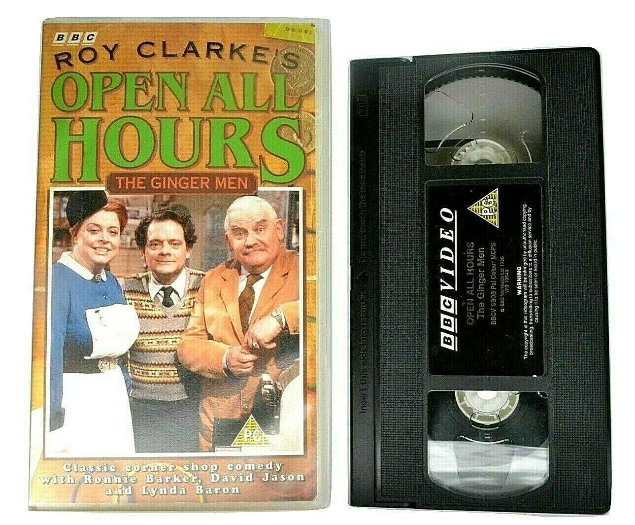 Open All Hours: The Ginger Men - BBC Comedy Series - Ronnie Barker - Pal VHS-