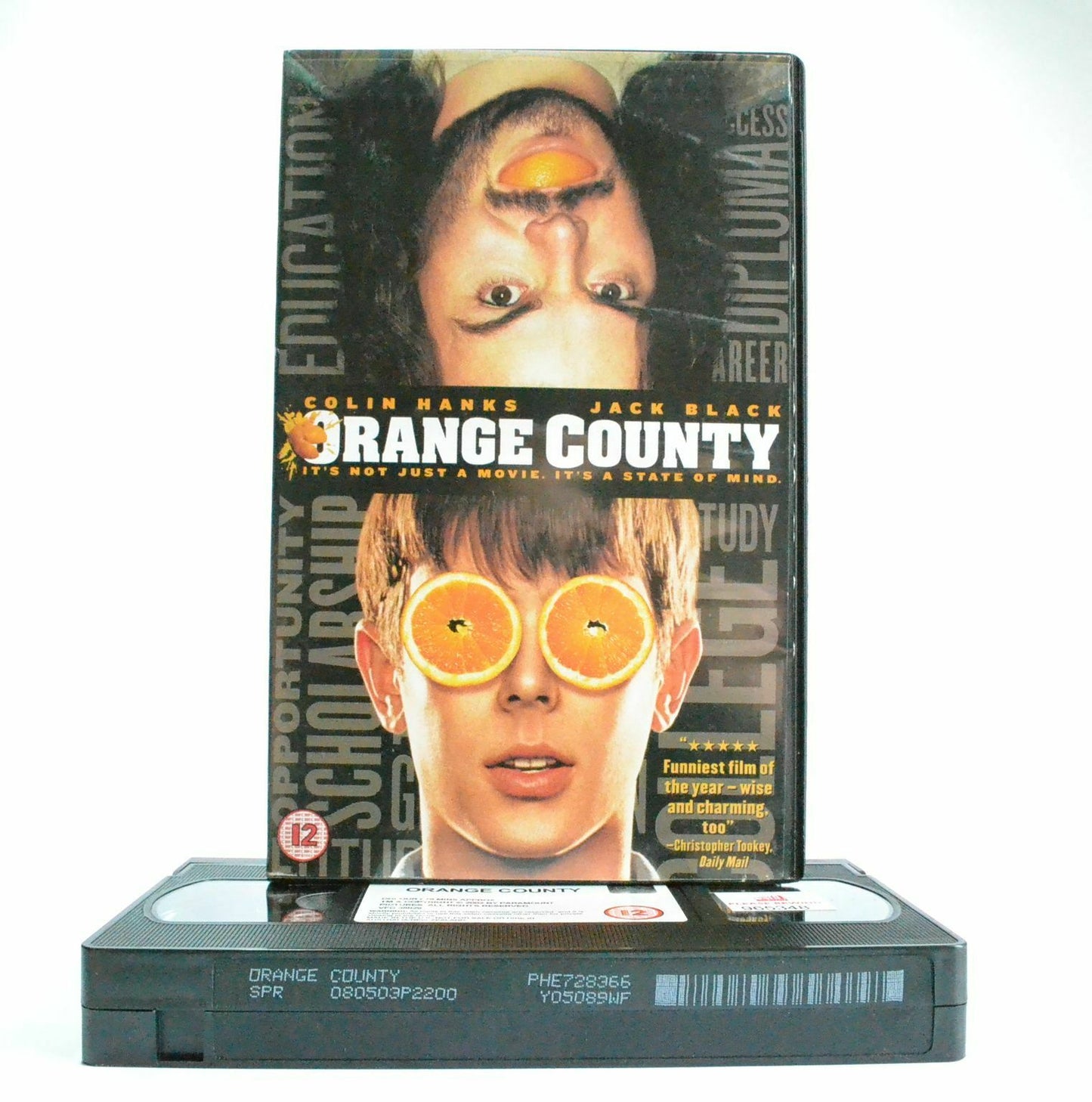 Orange County: C.Hanks/J.Black - Comedy (2002) - Large Box - Ex-Rental - Pal VHS-