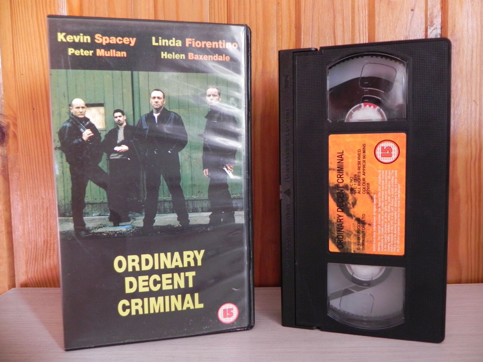 Ordinary Decent Criminal - 1999 - Edgy Icon Video - Gangster - Spacey - Pal VHS-