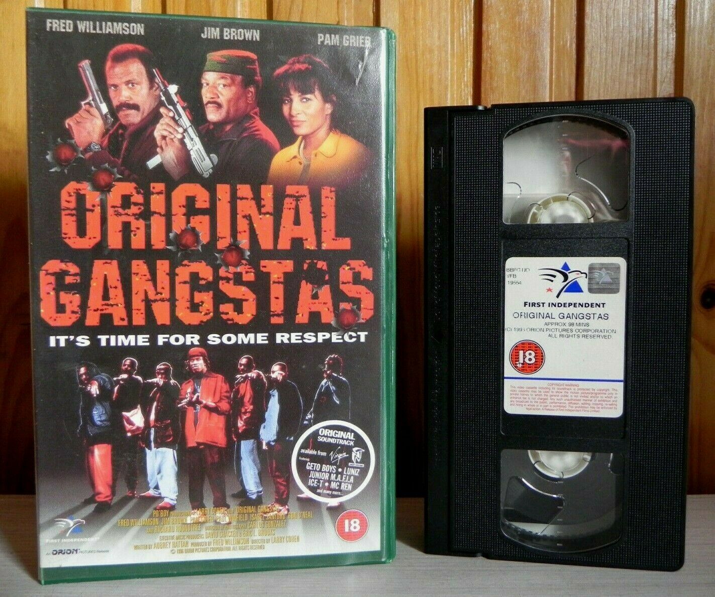 Original Gangsters (1996): Action/Gangster Movie - Large Box - Pam Grier - VHS-