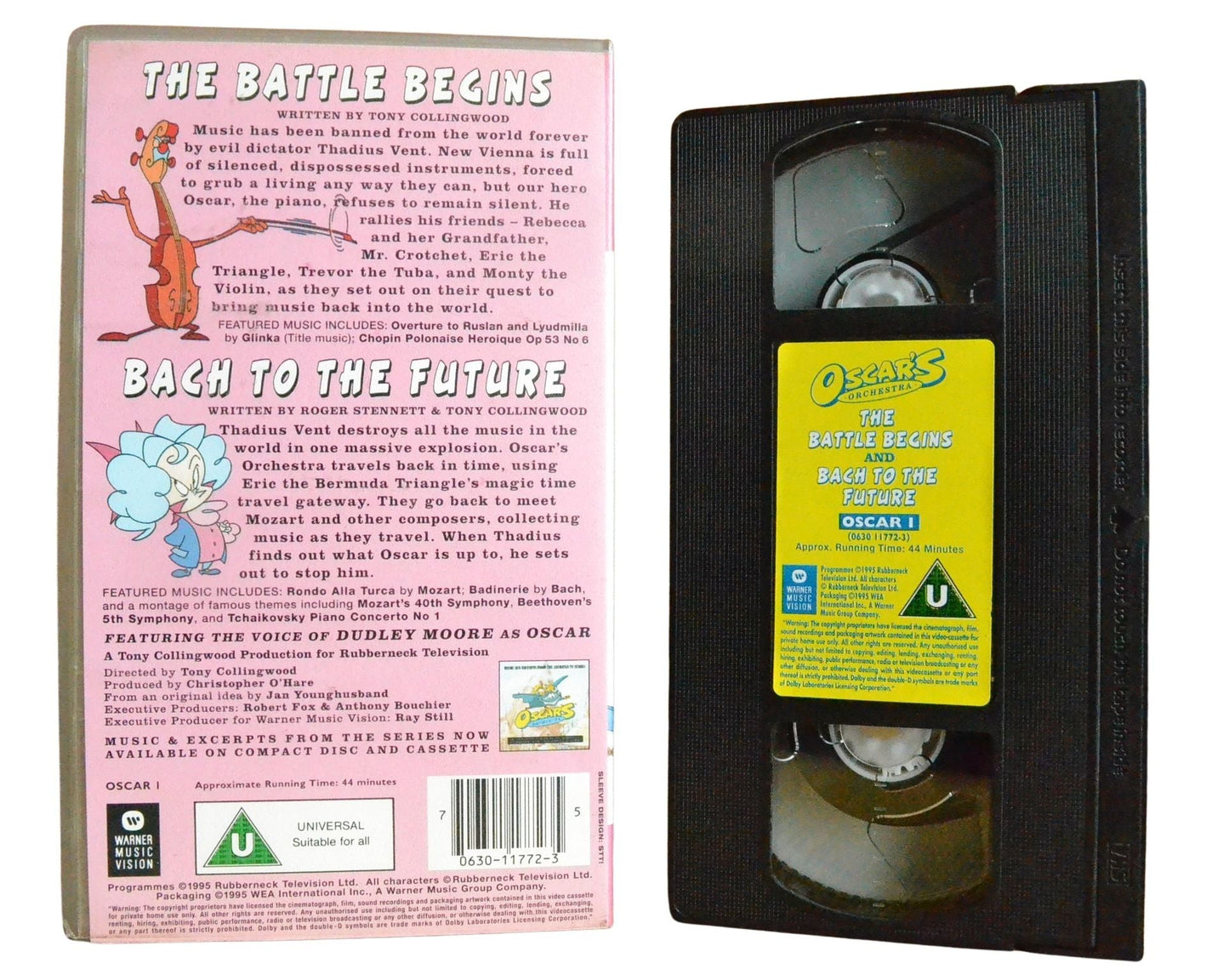 Oscar's Orchestra: The Battle Begins and Bach to the Future - Children’s - Pal VHS-