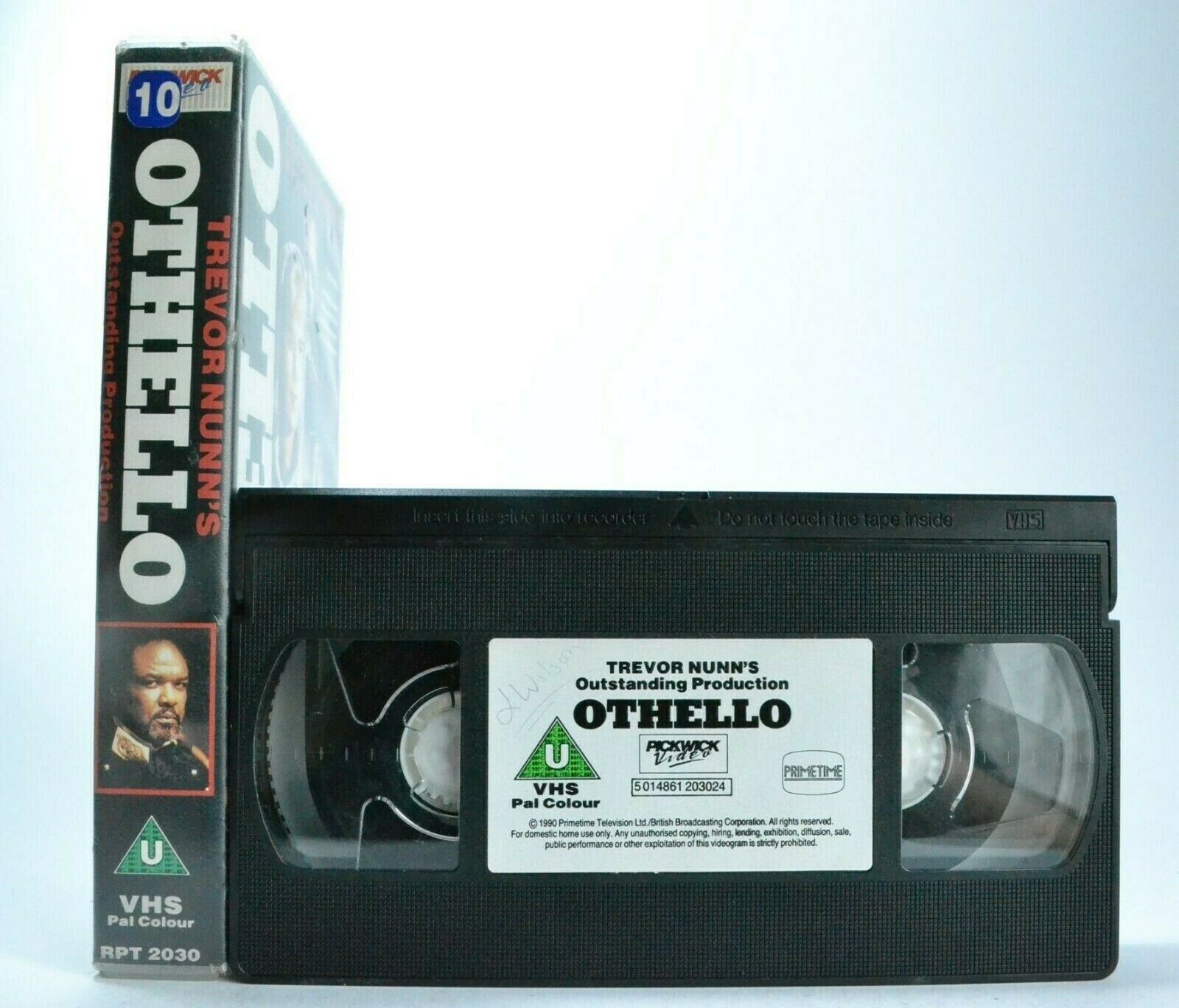 Othello (1990): Based On W.Shakespeare Play - Drama - I.McKellen/W.White - VHS-