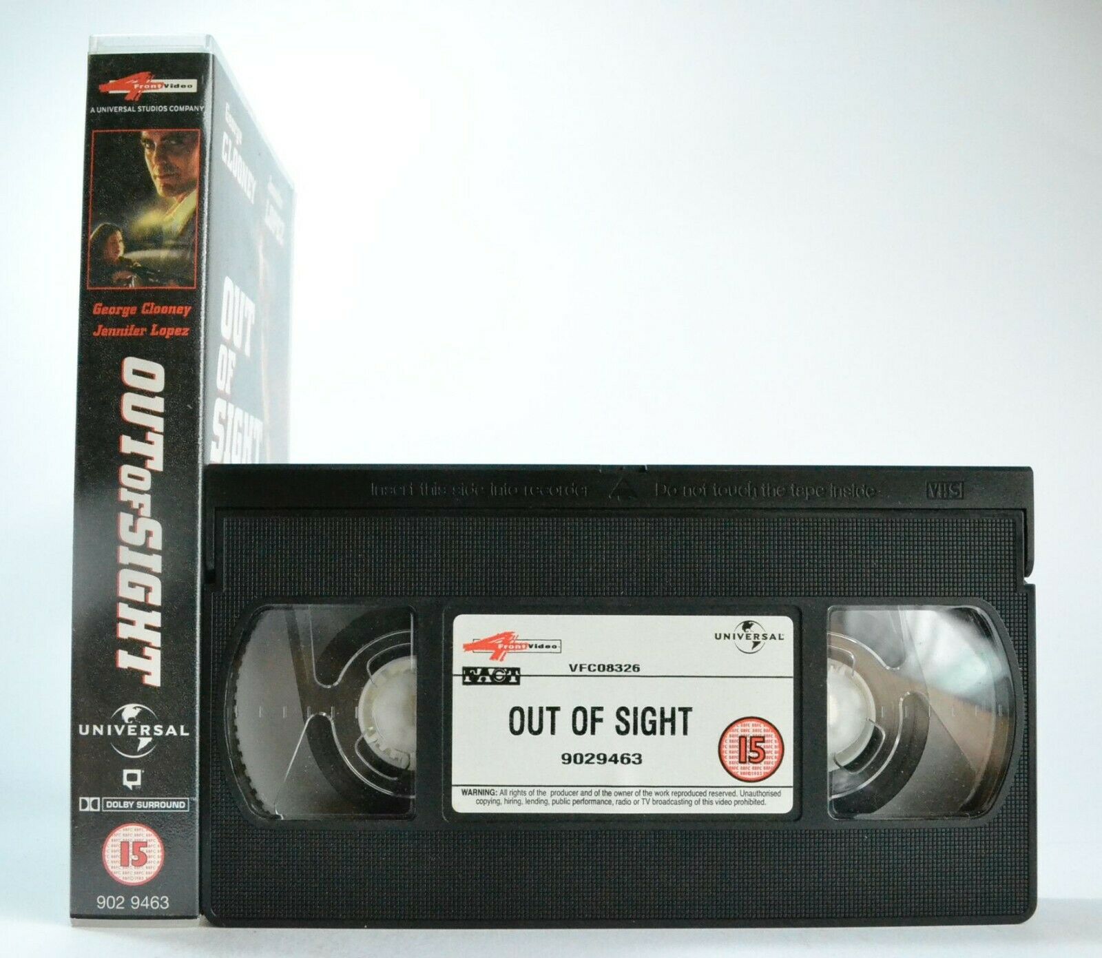 Out Of Sight (1998): Impressive-Slick-Thriller - Rahmes/Clooney/Lopez - Pal VHS-