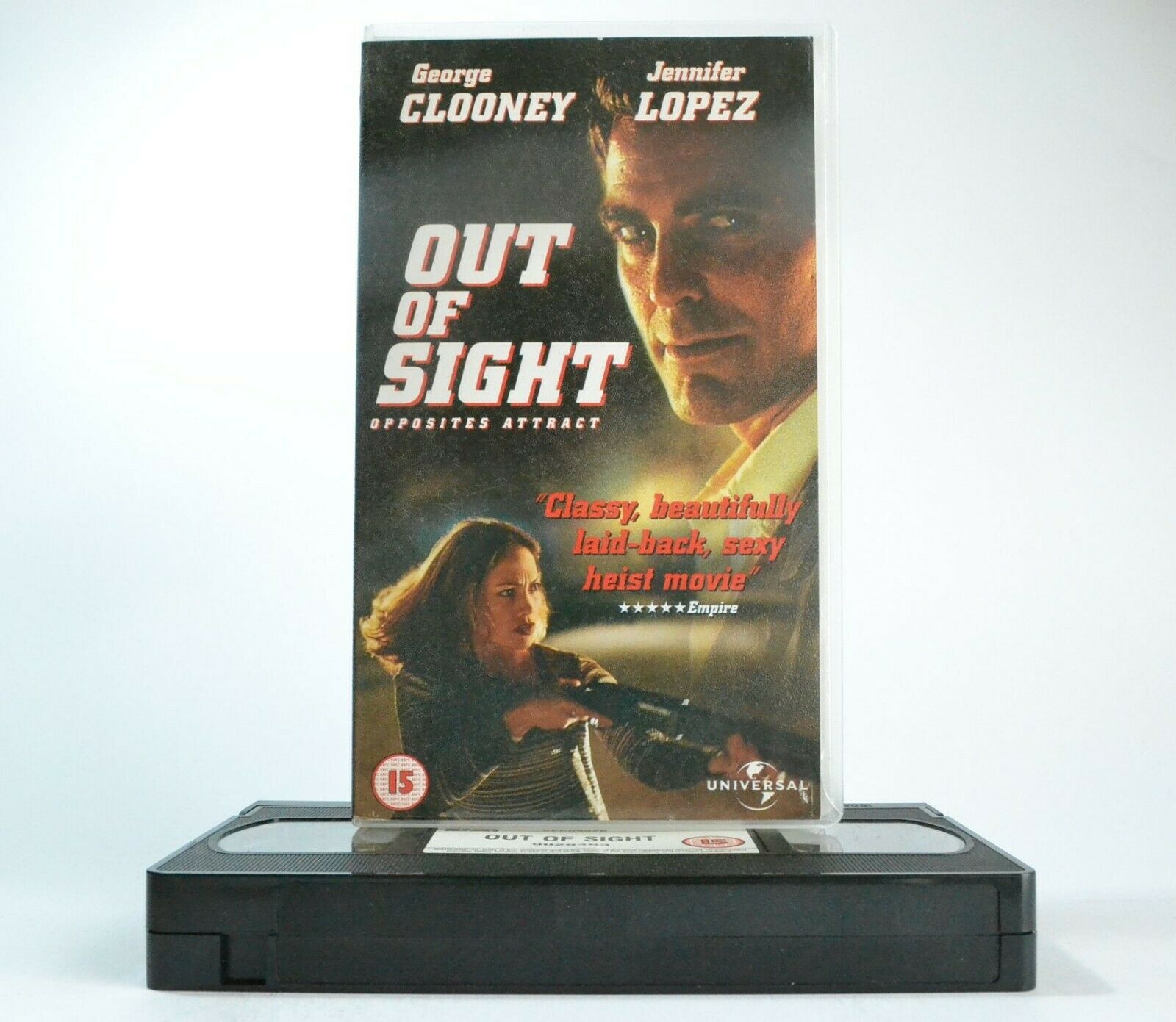 Out Of Sight (1998): Impressive-Slick-Thriller - Rahmes/Clooney/Lopez - Pal VHS-