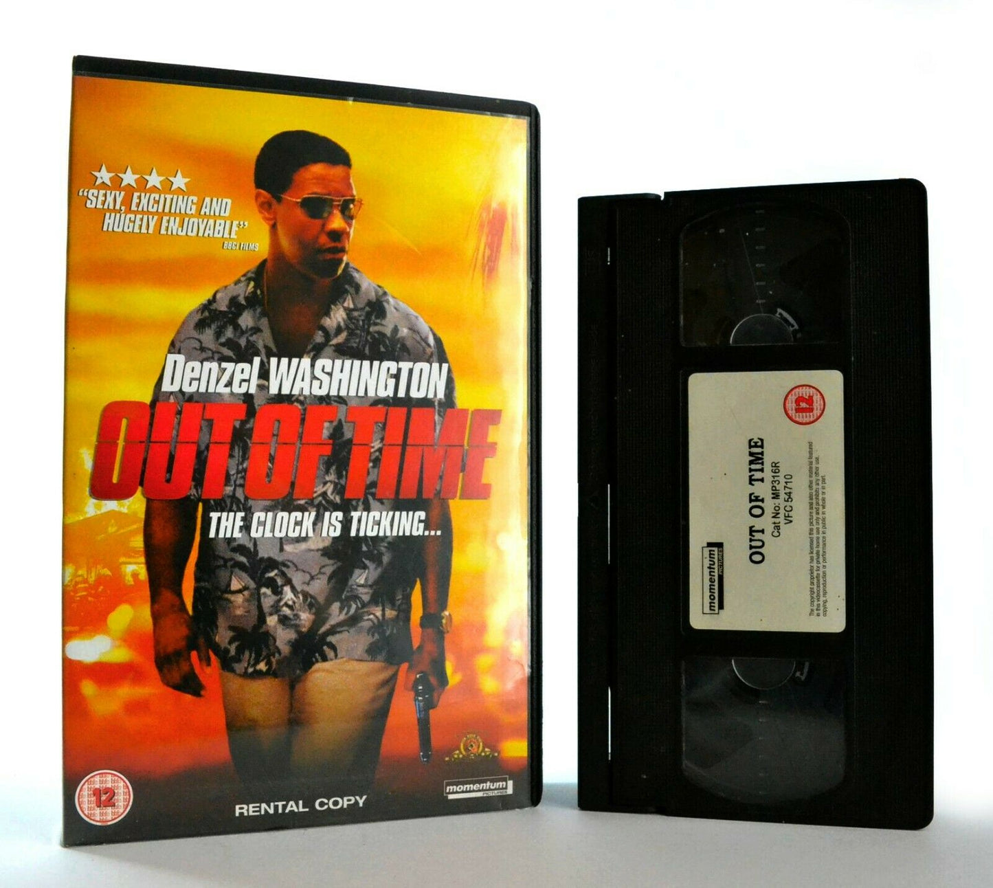 Out Of Time: Thriller (2003) - Large Box - Ex-Rental - Denzel Washington - VHS-