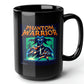 Phantom Warrior Black Mug (15oz) - arcade computer game-15oz-