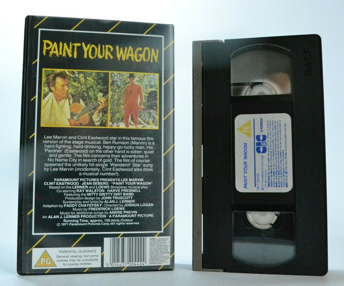 Paint Your Wagon: (1971) CIC Video - Western - Lee Marvin/Clint Eastwood - VHS-