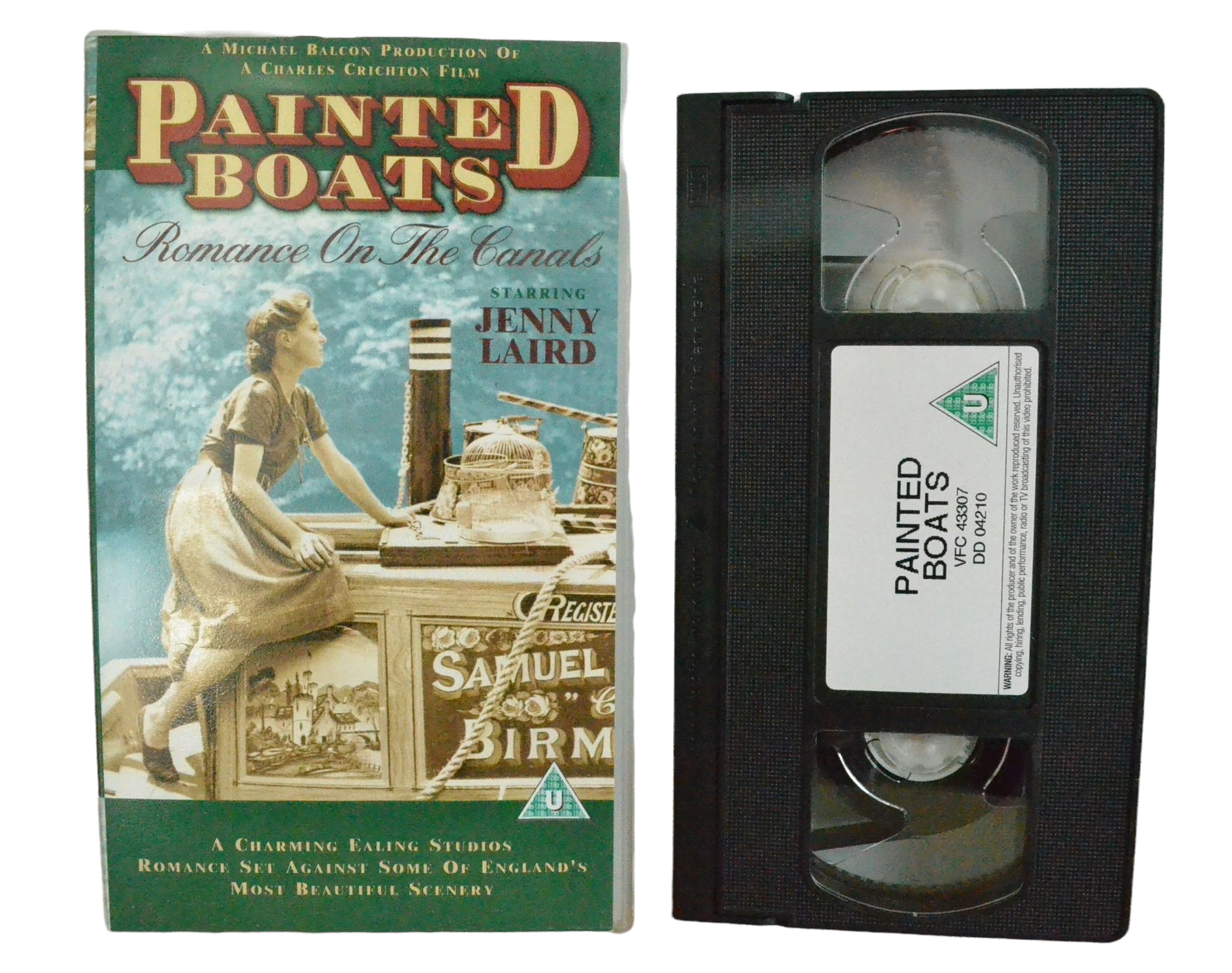 Painted Boats (Romance On The Canals) - Jenny Laird - DD Video - Vintage - Pal VHS-