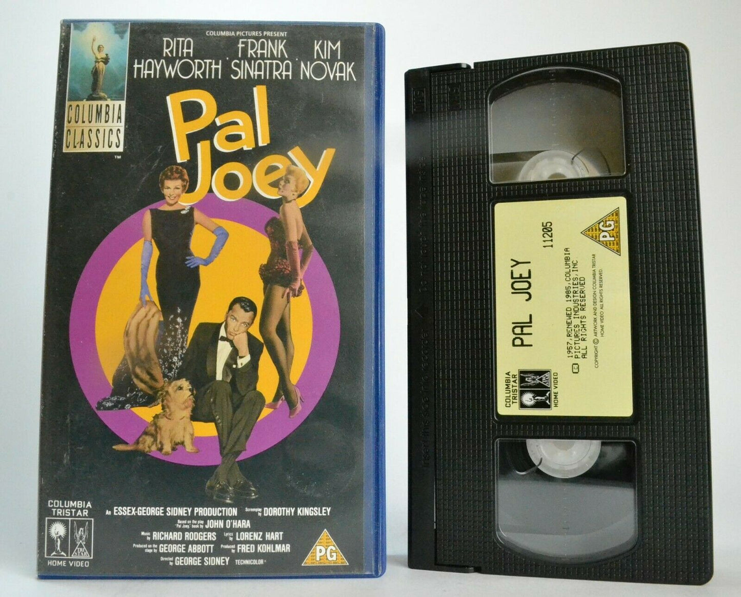 Pal Joey; [Technicolor] Musical Comedy - Rita Hayworth / Frank Sinatra - Pal VHS-